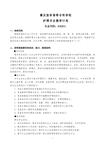 2011年护理专业教学计划