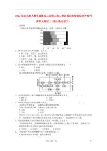 2011年高中地理第二章区域生态环境建设单元测试11新人教必修3