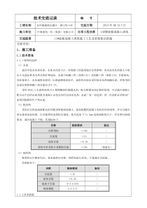 13底板混凝土浇筑技术交底(大体积,测温点后浇带)