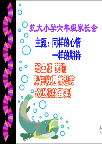 六年级家长会课件.ppt