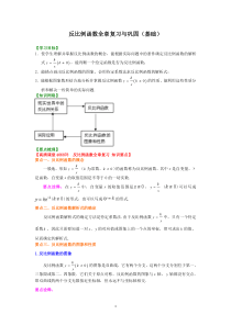 反比例函数全章复习与巩固(基础)知识讲解