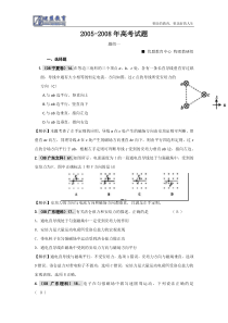 2010届高考物理总复习磁场--五年高考题荟萃05-08年高考新题