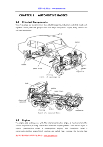 英文版汽车构造