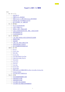 Visual-C++MFC入门教程(免费版)