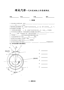 顺成汽修―汽车发动机工作原理测试