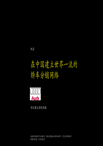 麦肯锡奥迪渠道（PPT 34页）