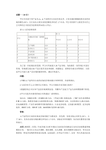 2006年咨询工程师考试《现代咨询方法与实务》真题及答案