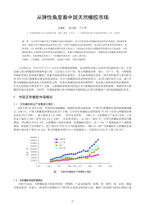 从弹性角度看中国天然橡胶市场