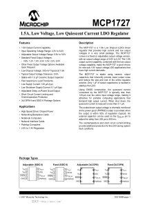 MCP1727-ADJEMF系列规格书,Datasheet 资料