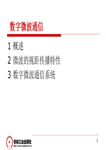 33数字微波通信系统