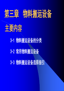 第三章 物料搬运设备.