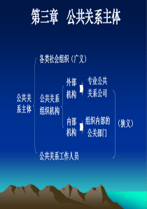 公共关系学第三章公共关系主体