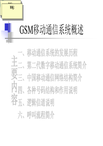 [信息与通信]gsm简介