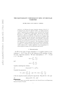 The equivariant cohomology ring of regular varieti