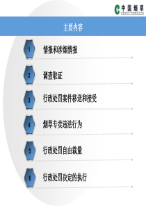 中级烟草案件调查重点