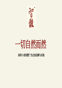 小泉别墅广告企划见解与实践