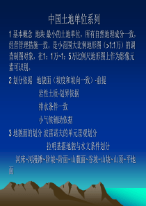 中国土地单位系列