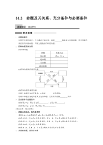 13年江苏高考数学一轮复习教案+课时训练+答案第一章第2课时