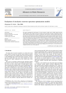 Celeste2009Evaluation of stochastic reservoir oper