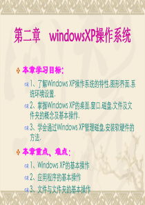 第2章 windows xp操作系统