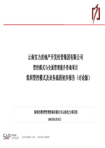 赛普《实力房地产集团组织管控模式及业务流程报告》(70