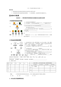 1第2节孟德尔的豌豆杂交实验知识点及习题