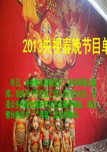 2013央视蛇年春