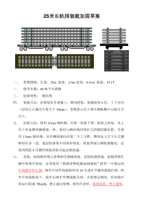 25米轨排装载加固方案