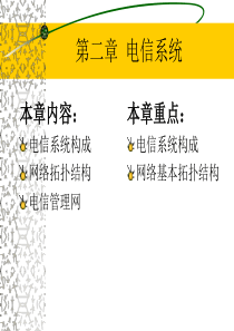 《现代通信技术课件》第二章 电信系统