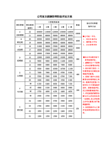 公司首次薪酬职等职级评定方案