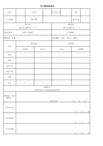 员工薪资核定表