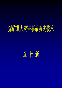 12煤矿重大灾害事故救灾技术