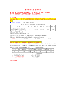 (按川教版体系分类)全国各地2013年中考历史试卷汇编《中国历史》八年级下册第七学习主题社会生活