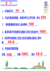 2015年新人教版八年级生物下册第八单元 第一章 第二节_免疫与计划免疫课件