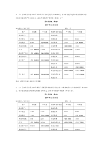 (第18-20题答案)会计基础综合题