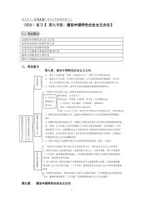 (综合)复习【第九专题建设中国特色社会主义文化】