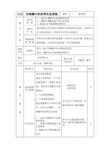 10-26-1生物圈中的各种生态系统(教案)