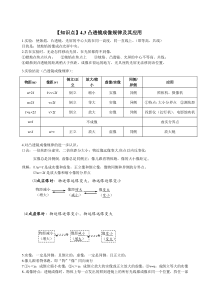 凸透镜成像规律知识点整理