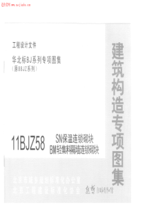 11BJZ58_SN保温连锁砌块_BM轻集料隔墙连锁砌块图集