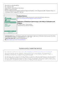 Application of Mossbauer Spectroscopy to the Study