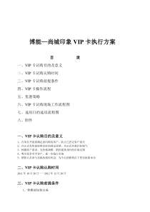 博能尚城印象VIP执行方案