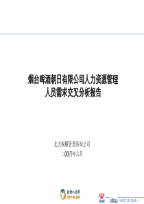 人员需求交叉分析报告-讨论稿