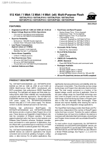 SST39VF010-70-4I-NHE中文资料