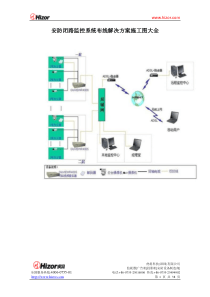 安防闭路监控系统布线解决方案施工图大全