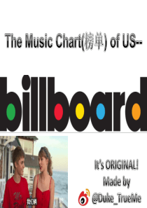 Billboard Introduction 美国公告牌排行榜英语介绍