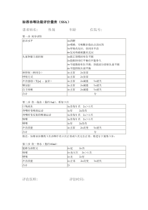 标准吞咽功能评价量表(SSA)