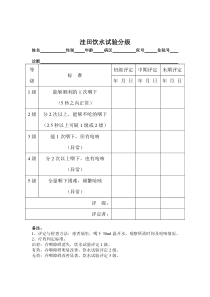 洼田饮水试验分级