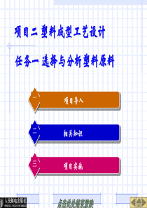 第一章：塑料成型工艺设计