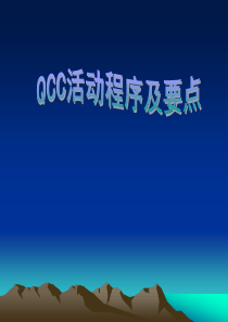 86QCC活动程序及要点