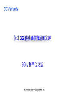 促进3G移动通信市场的发展(pdf106)(1)